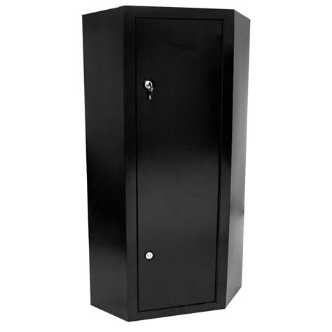 homak 10 gun steel corner cabinet|homak corner gun safe.